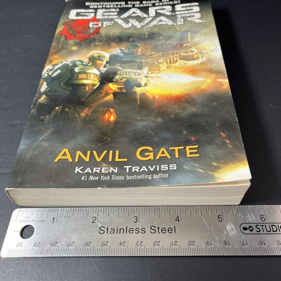 Gears Of War Anvil Gate By Karen Traviss Paperback 2010 Epic Games Del Rey US - Picture 16 of 16